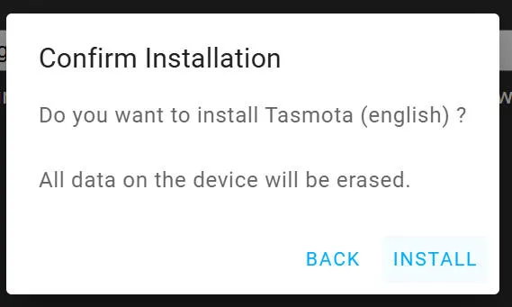 Confirm you&#x27;ve selected the correct install