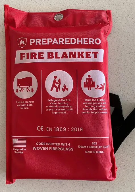 Fire Blanket Back